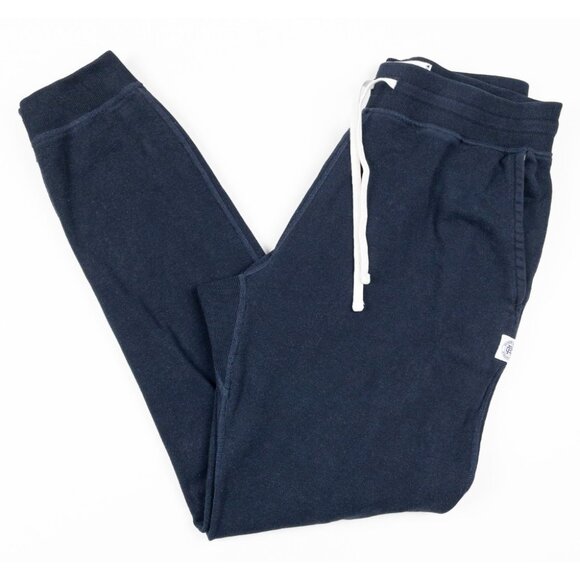 Reigning Champ Jogger Sweatpants Men's Medium Navy Blue Tapered Cotton Canada - Picture 1 of 15